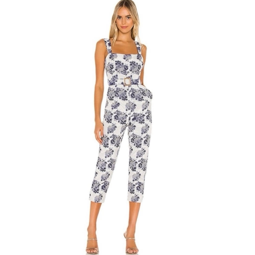 Majorelle Floral Jumpsuit